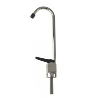 Goose Neck Black Lever Handle 296